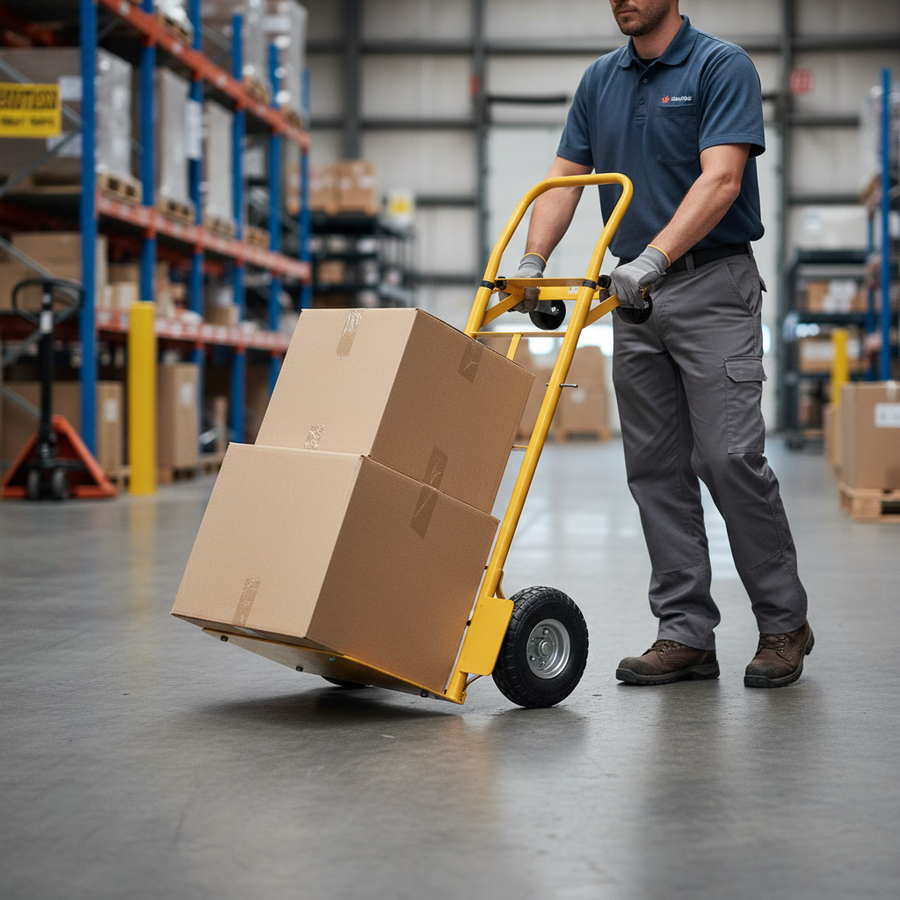 Premium 2 in 1 Sack Truck - Versatile Heavy Duty Design 250kg - Front view