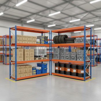 Premium Industrial Shelving - 1980mm High - 800kg Capacity - Steel Construction
