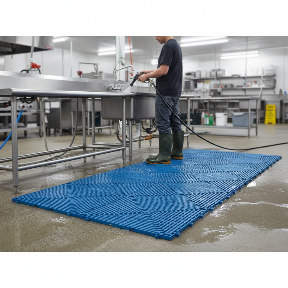 Premium Wet Area Mats for Safety in Slippery Conditions - Side view
