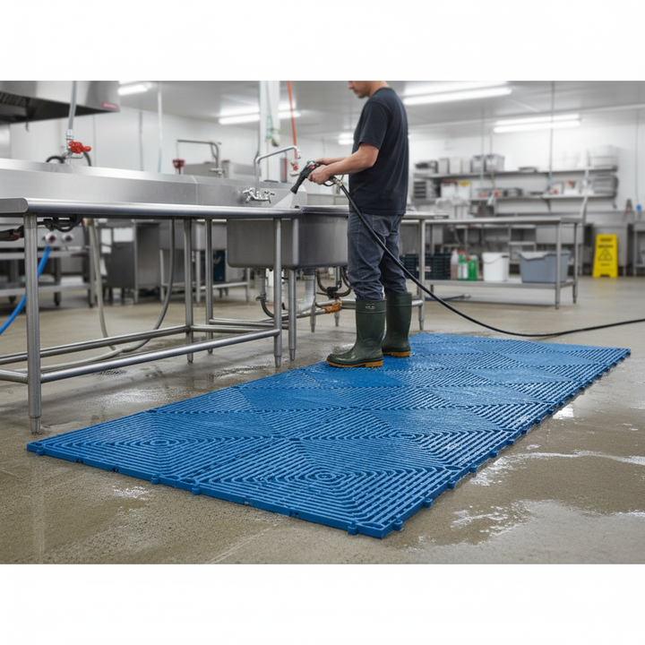 Premium Wet Area Mats for Safety in Slippery Conditions - Side view