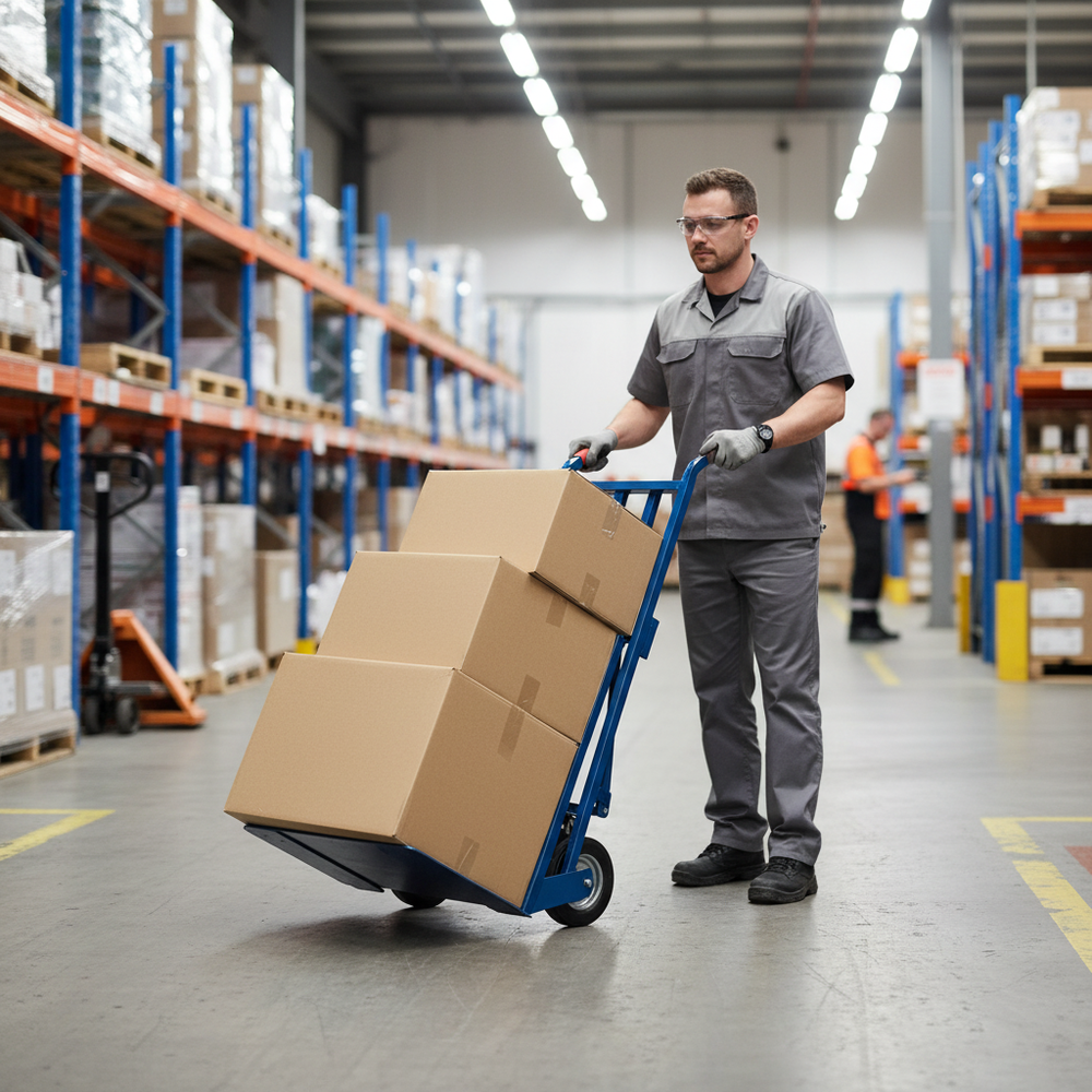 3 in 1 Heavy Duty Sack Truck - 300kg Load Capacity - Side view