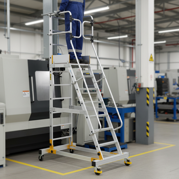 Professional Safety Steps with Locking System for Secure Access