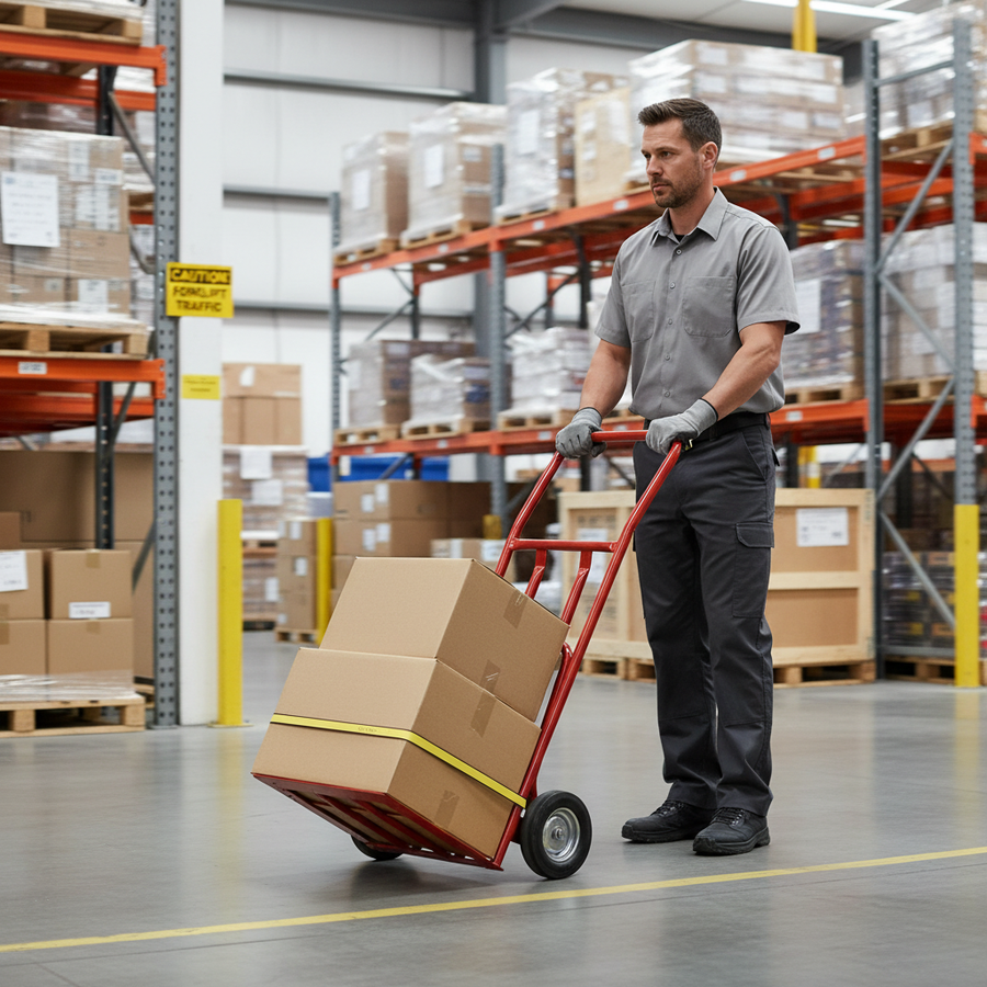 Heavy Duty Folding Toe Sack Truck - 90kg Load Capacity - Front view