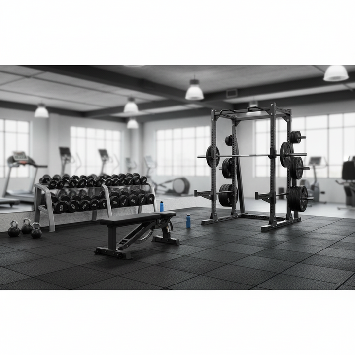 Premium Leisure Gym Floor Matting - Durable and Shock Absorbent - Front view