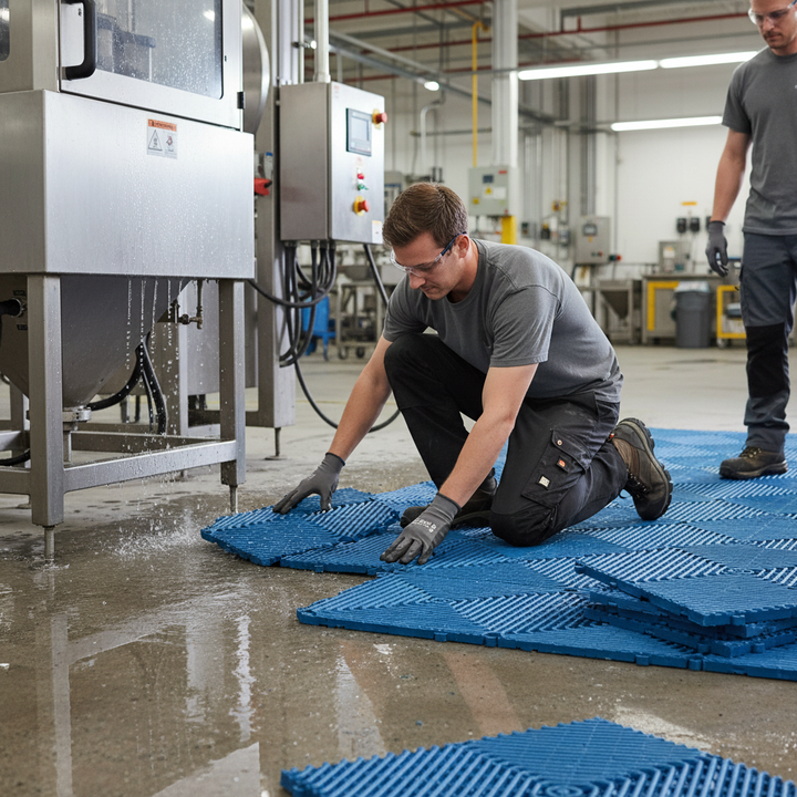 High-Performance Wet Area Mat Kits - Ideal for Safety in Wet Spaces - Side view