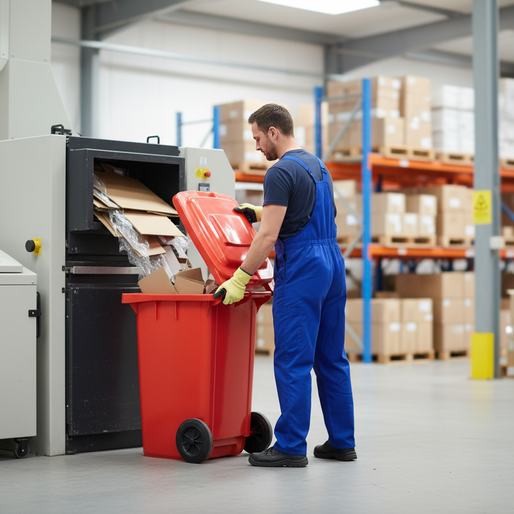 Premium Heavy-Duty Wheeled Bin - EN 840 Certified Waste Container - Side view